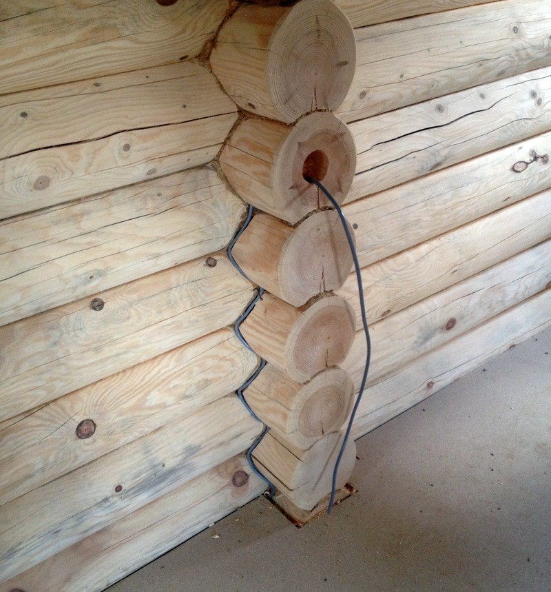 Крученая проводка в деревянном доме фото