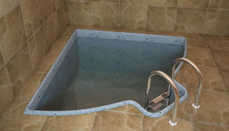 купель в бане своими руками из бетона