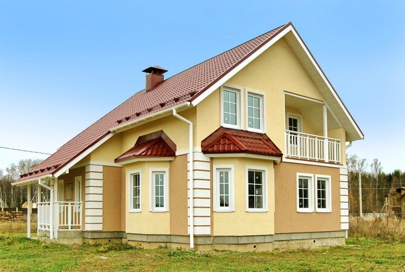 Как сделать фасад дома своими руками дешево и красиво в частном доме.